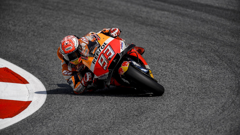 MotoGP 2018. GP Austria, FP3: Marquez il pi&ugrave; forte