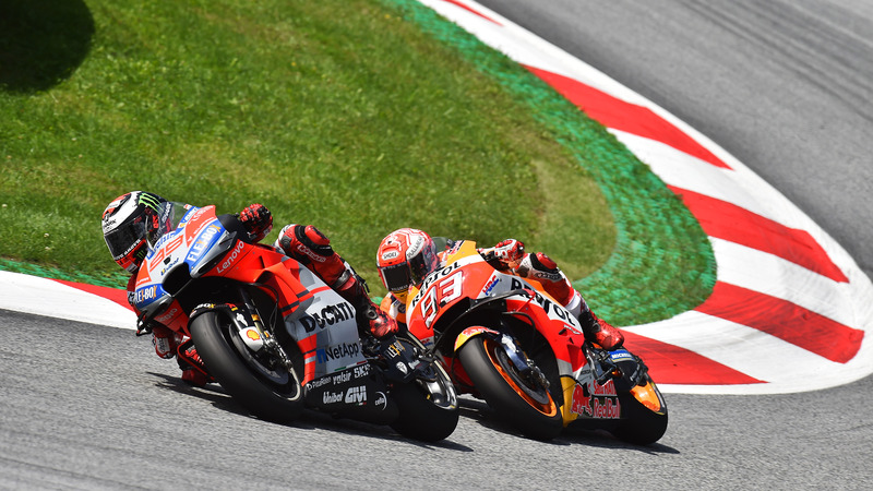 MotoGP 2018. Lorenzo vince su Marquez in Austria