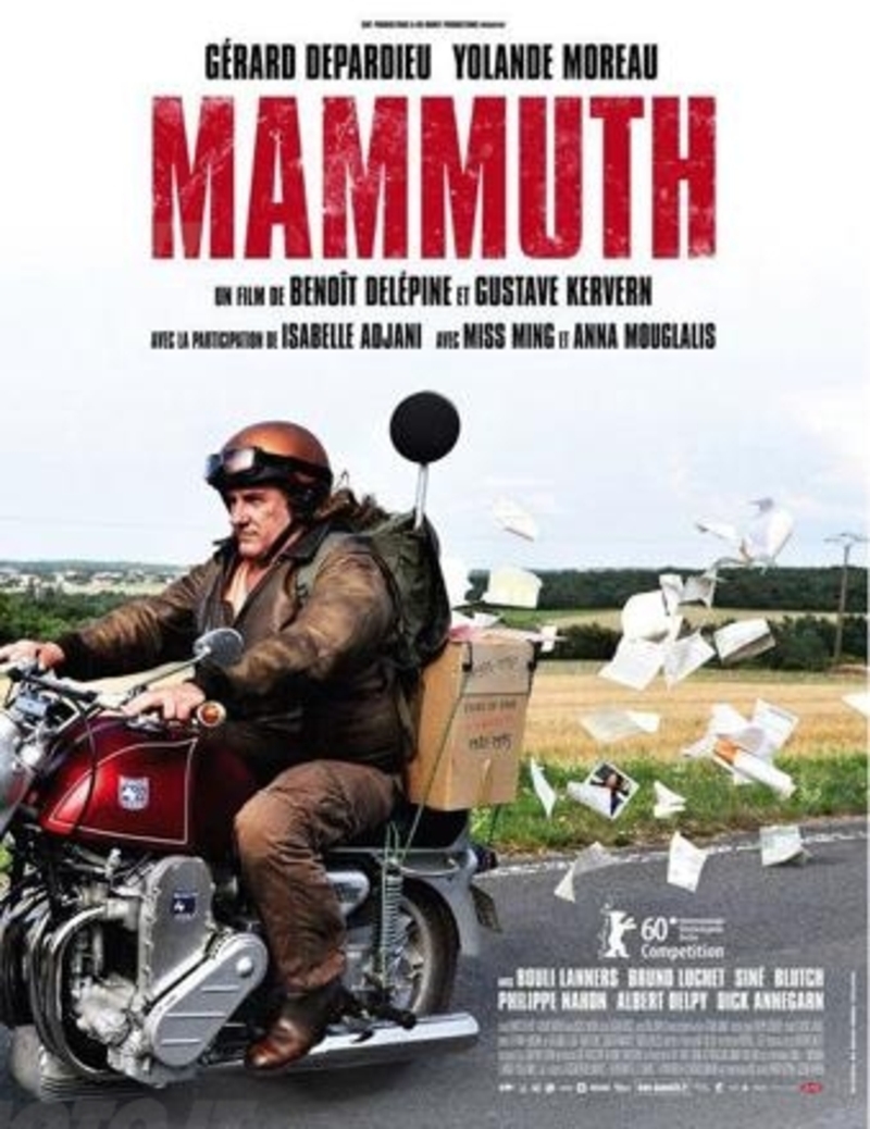 Depardieu in sella alla M&uuml;nch Mammut nel suo ultimo film