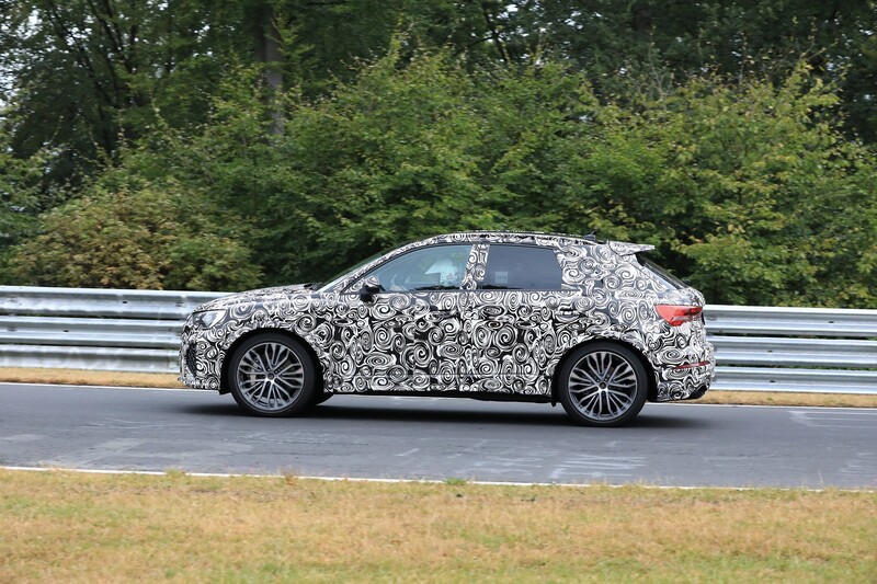 La nuova Audi RS Q3 avvistata al Ring