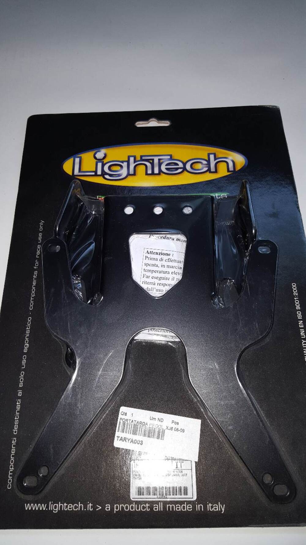 PORTATARGA YAMAHA XJ6 Lightech PORTATARGA REGOLABILE YAMAHA XJ6