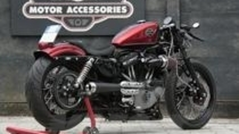 Cafe racer made in Harley-Davidson Pavia