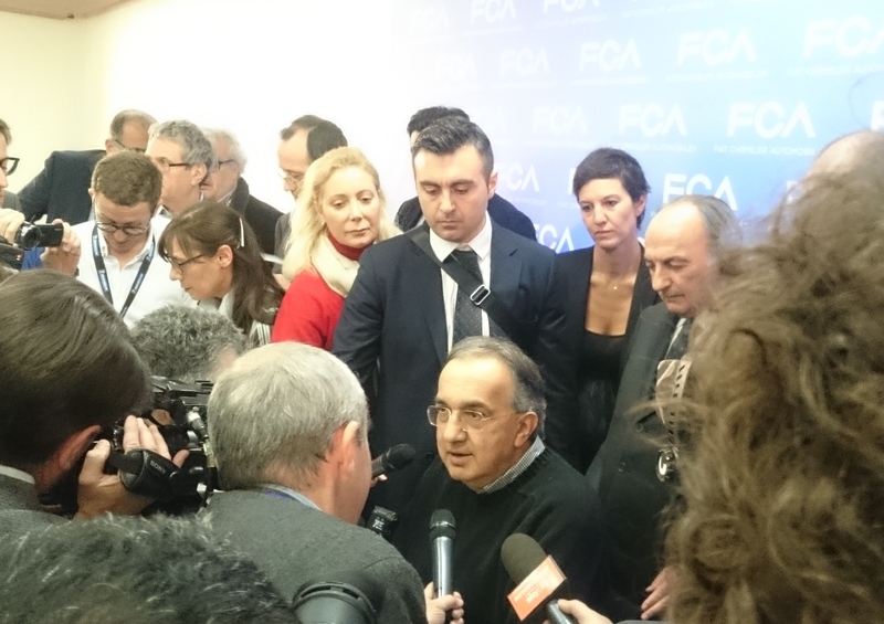 Marchionne al Salone di Ginevra: &laquo;Riportare l&rsquo;Alfa in F1, mi piacerebbe molto&raquo;