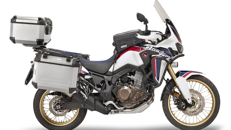 GiVi a Motodays con la sua linea di borse per l&#039;Africa Twin