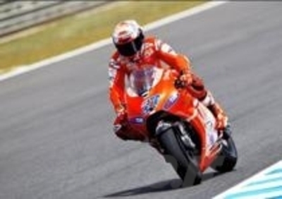 Stoner domina le prove del venerdì a Jerez