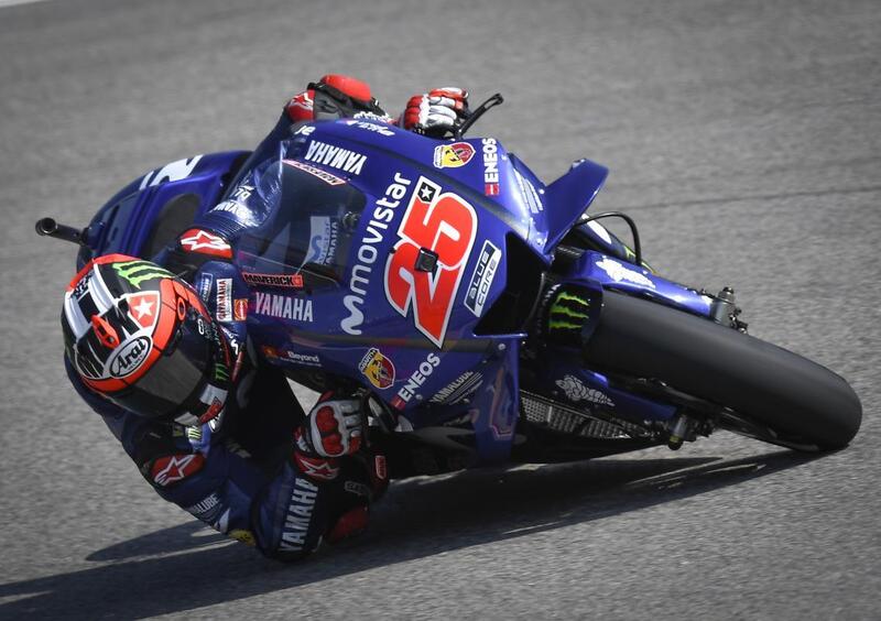 MotoGP 2018. Vinales in testa nelle FP1 a Silverstone