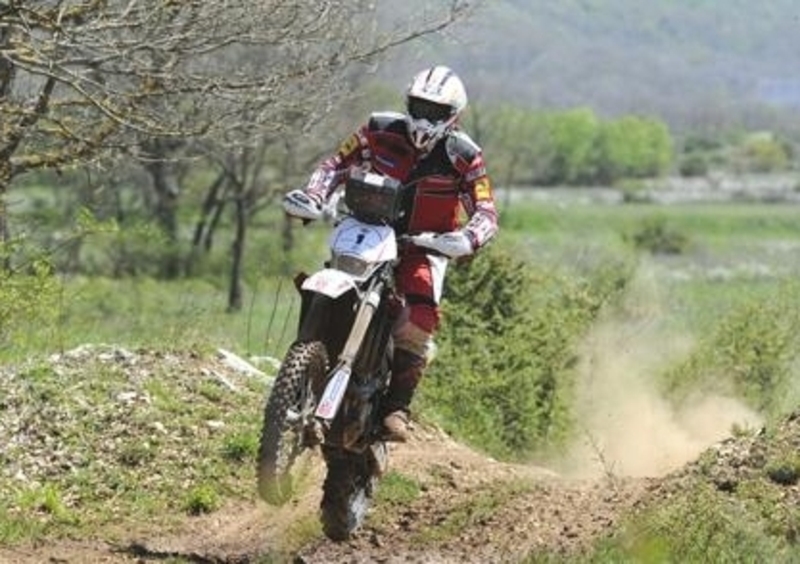 Il team CF Racing Husqvarna, con Mancini al Rally d&#039;Abruzzo