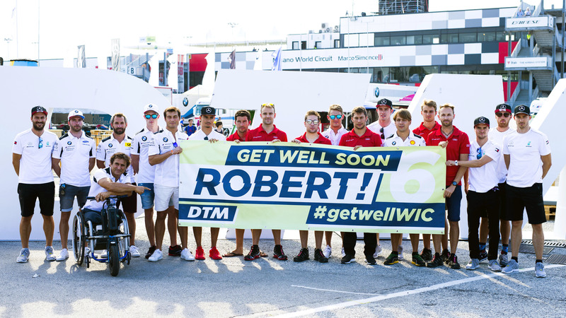 DTM 2018, Misano. Un augurio di pronta guarigione a Robert Wickens