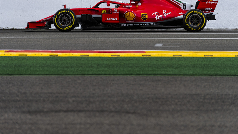 F1, GP Belgio 2018: la pioggia beffa la Ferrari