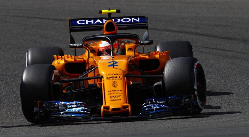 Stoffel Vandoorne in azione in Belgio