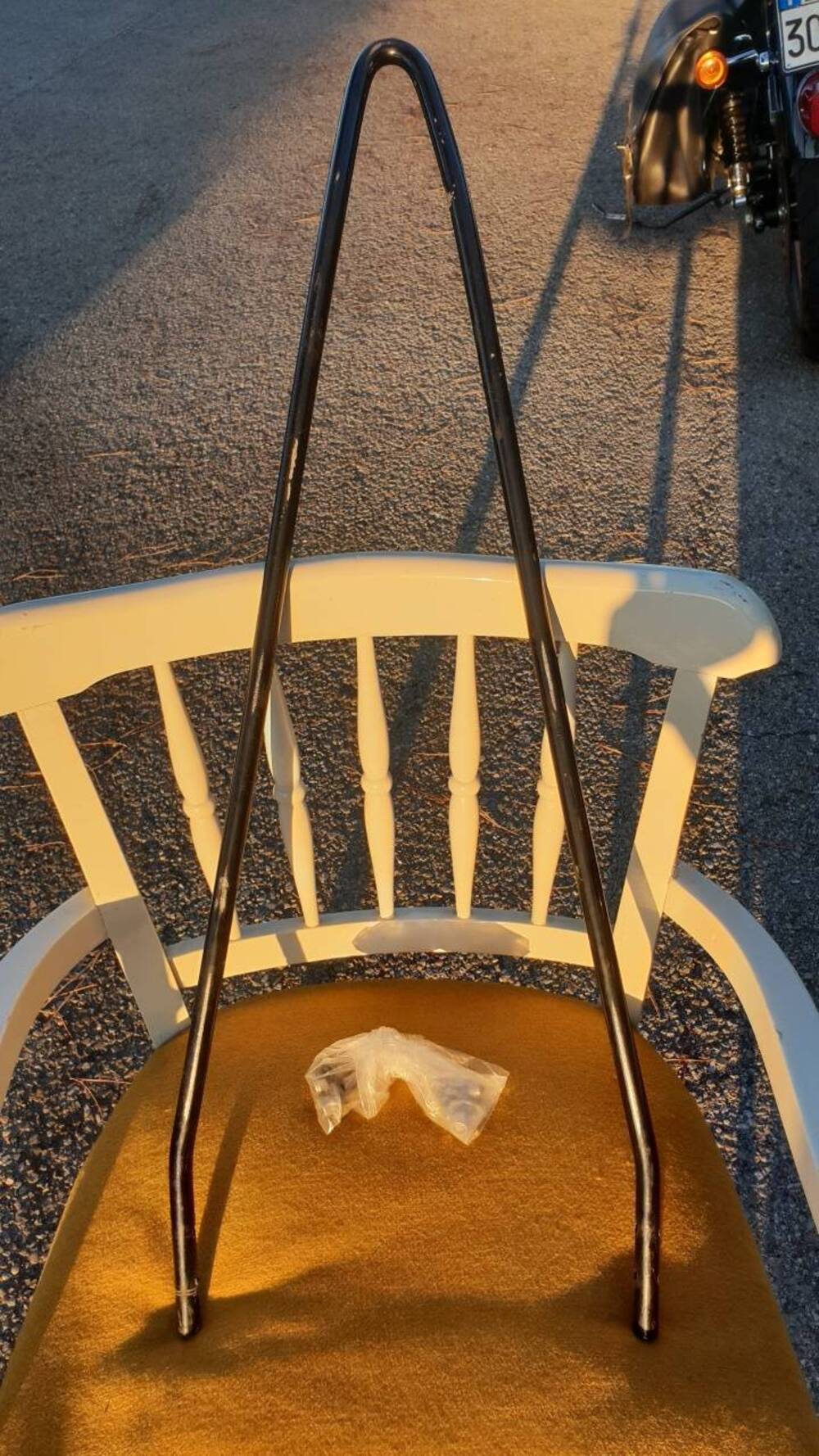 Sissy bar nero Moto Custom