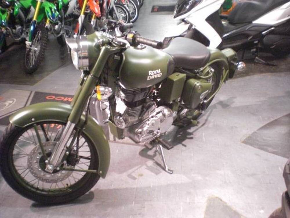 Royal Enfield Bullet 500 Classic EFI - Battle Green (2011 - 16) (2)