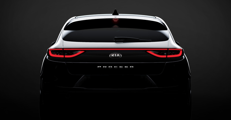 Kia Proceed, prima immagine della shooting brake