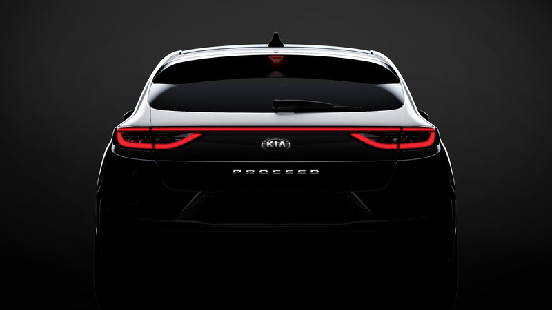 Kia Proceed, prima immagine della shooting brake