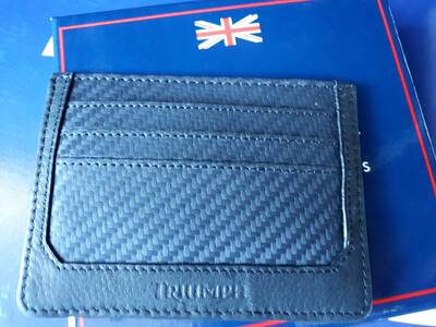 Porta Schede in simil Carbonio Triumph