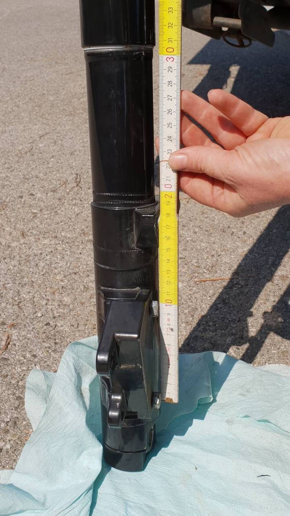 Forcella completa con piastra e perno Harley Davidson (7)