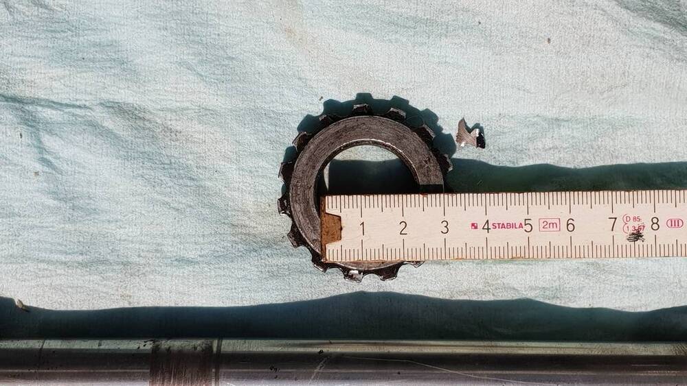 Forcella completa con piastra e perno Harley Davidson (10)