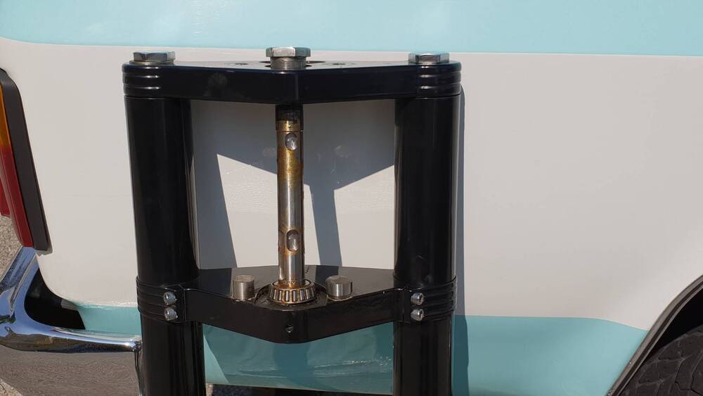 Forcella completa con piastra e perno Harley Davidson (14)