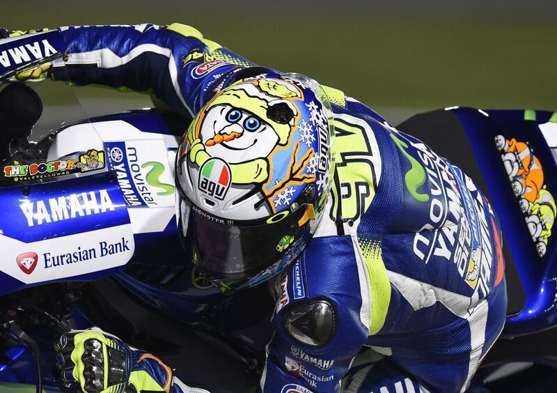 MotoGP. Qatar test, Day2. Rossi: "Un lavoro sporco, ma fondamentale"