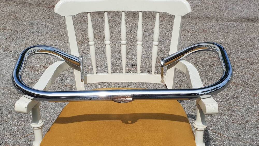 Paramotore cromato Harley Heritage Shovel Harley-Davidson (4)