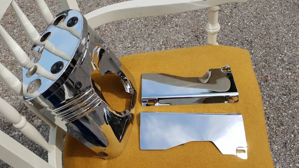 Coperchio cromato forcelle Harley Sportster K 58 Harley-Davidson (6)