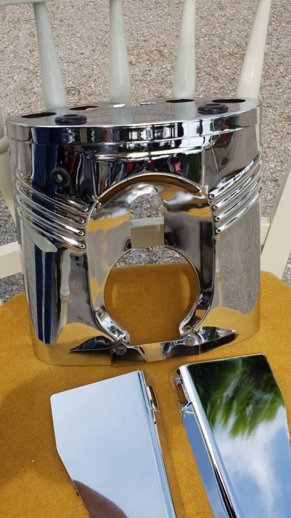 Coperchio cromato forcelle Harley Sportster K 58 Harley-Davidson (2)