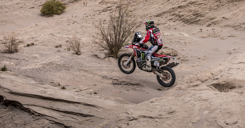 Cross-Country Rally. Desafio Ruta 40. Tutto Honda: Vince Gon&ccedil;alves, Incidenti a Benavides e Bellino