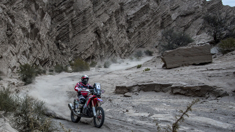 Cross-Country Rally. Desafio Ruta 40. Tutto Honda: Vince Gon&ccedil;alves, Incidenti a Benavides e Bellino