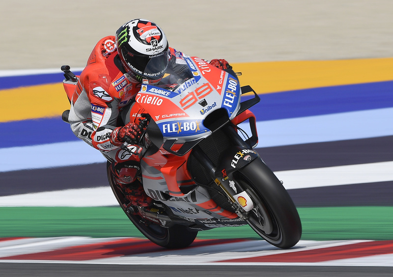 MotoGP 2018. Lorenzo in pole a Misano