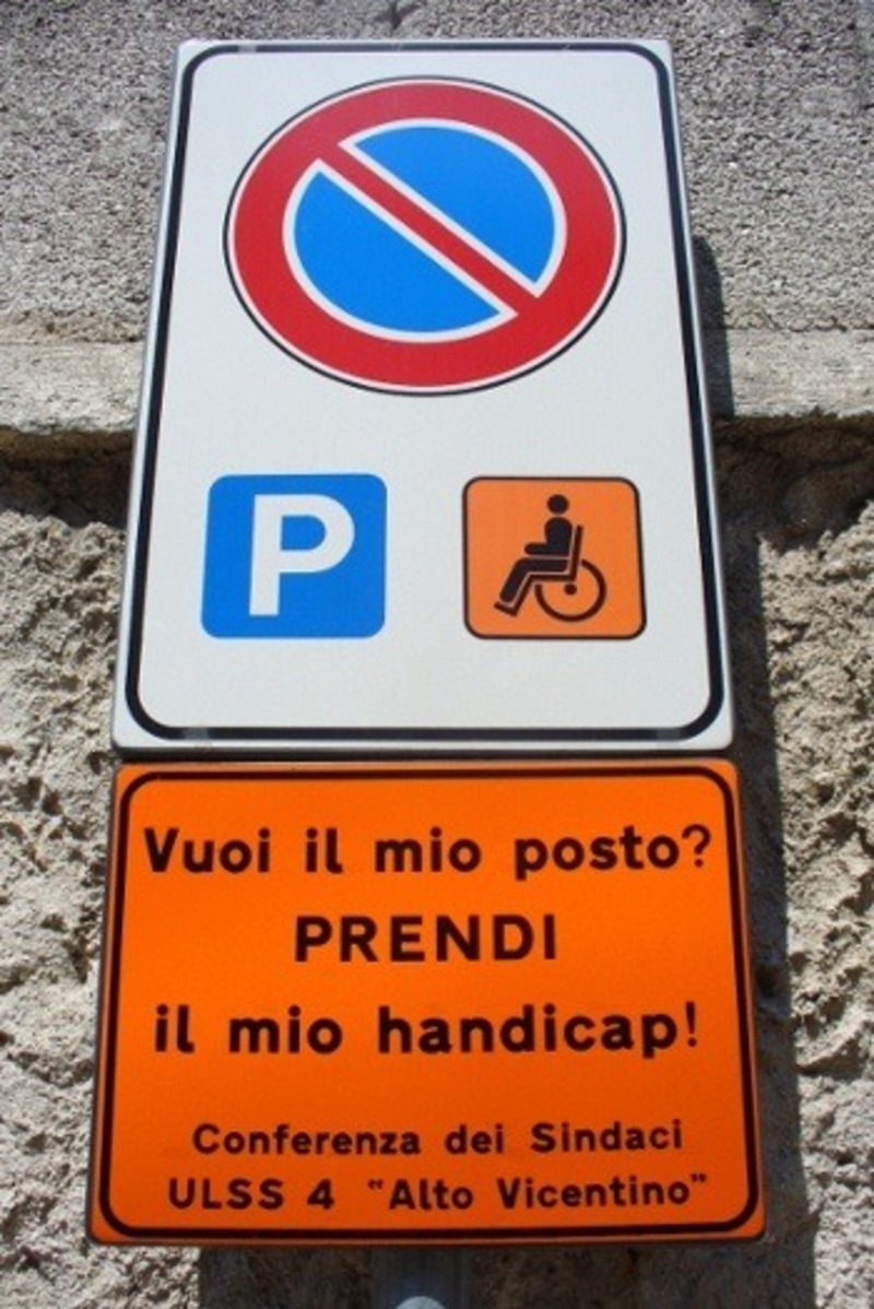 &ldquo;Vuoi il mio posto? Prendi il mio handicap&rdquo;