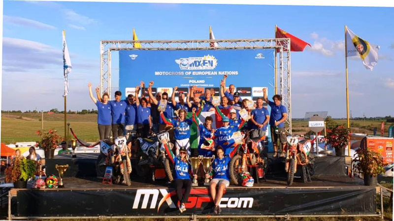 Grande Italia al Motocross delle Nazioni Europee