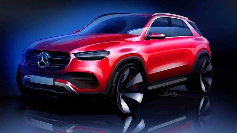 Mercedes GLE, diffuso un bozzetto