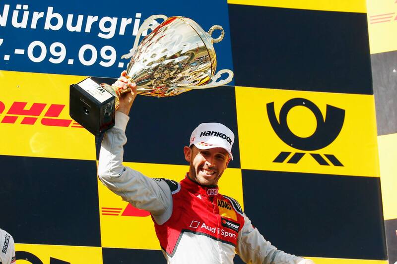 René Rast sul podio al Nürburgring