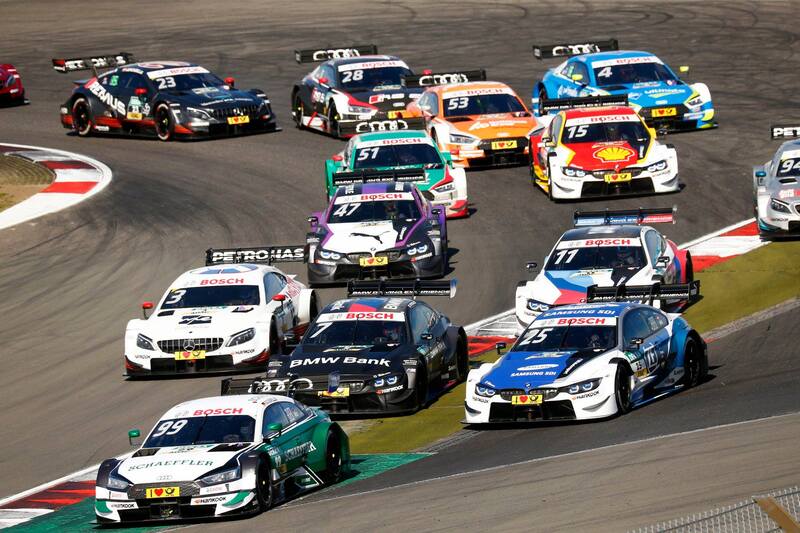 Un'immagine di gara 2 al Nürburgring