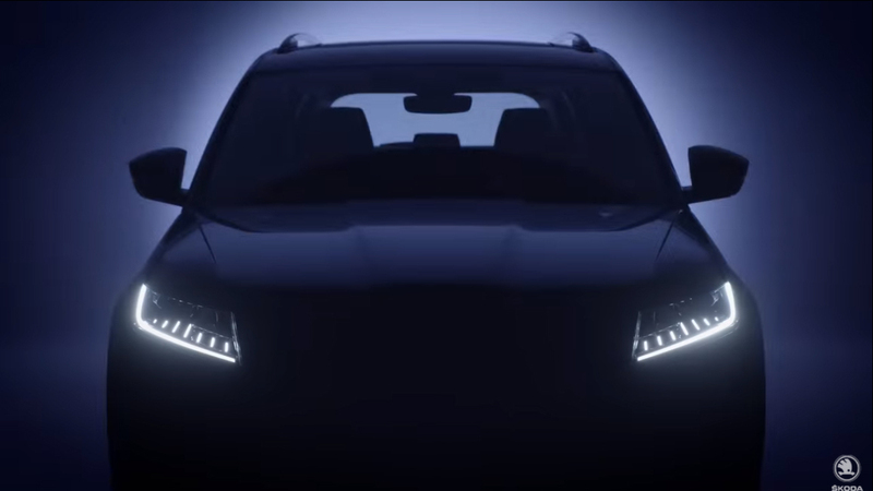 Skoda Kodiaq RS, il teaser in attesa di Parigi [Video]