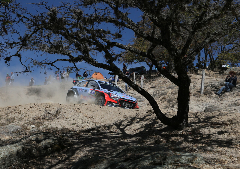 Thierry Neuville al volante della sua Hyundai i20 NG