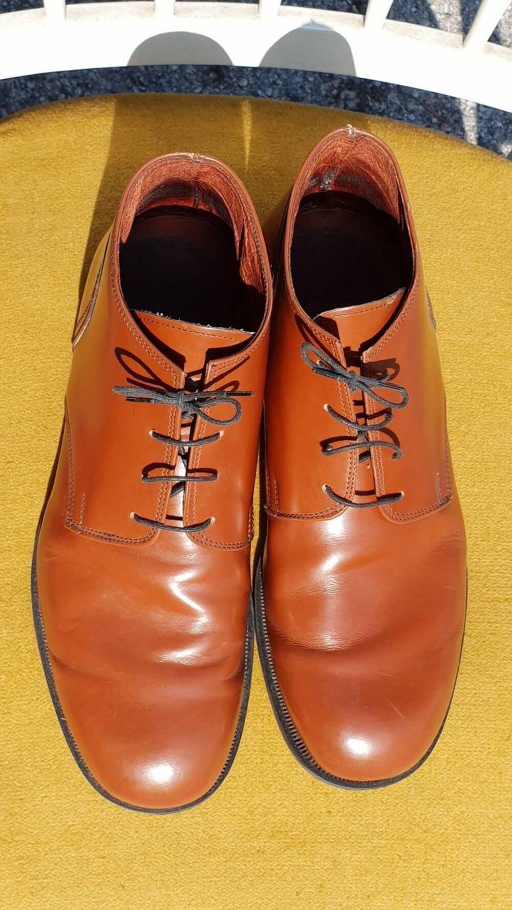 Scarpe di vero cuoio marrone Artigianale