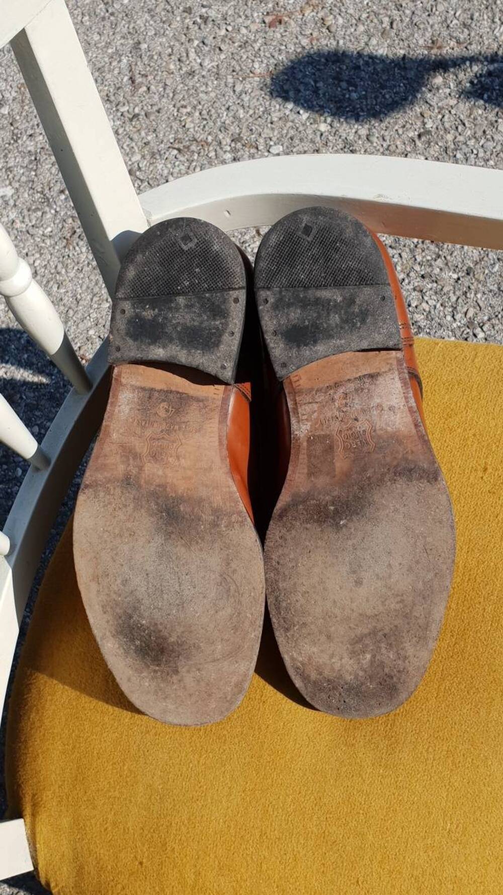 Scarpe di vero cuoio marrone Artigianale (5)