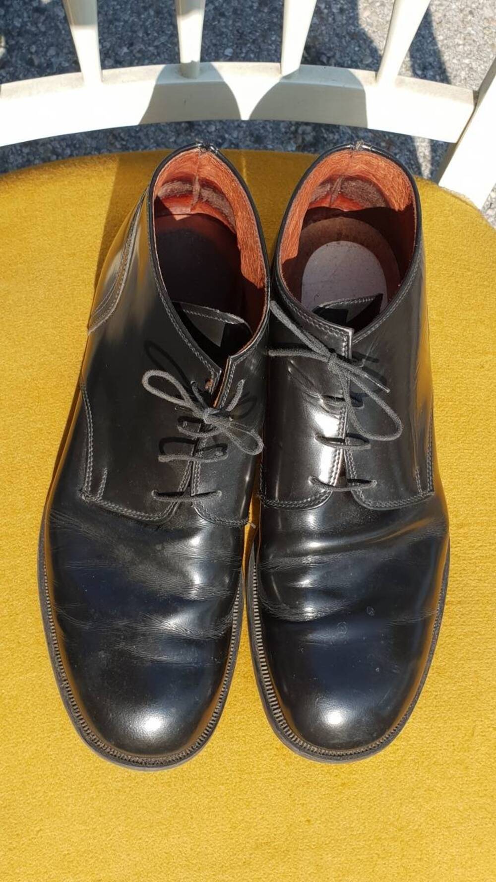 Scarpe in vero cuoio nere Artigianale