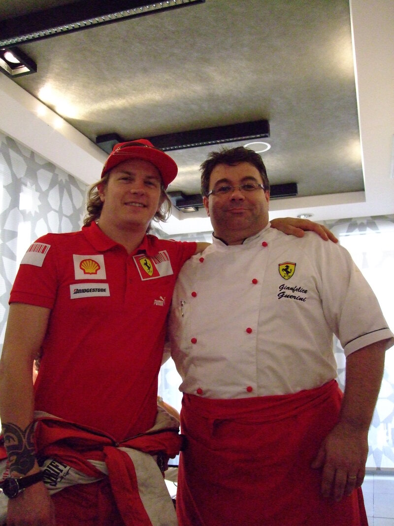 Gianfelice Guerini con Kimi Raikkonen