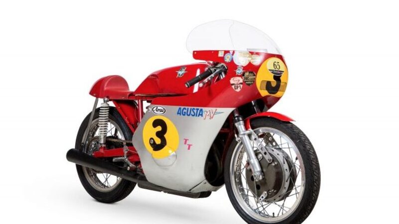 MV Agusta, all&rsquo;asta la leggendaria &quot;3 cilindri&quot; che corse nel 1973