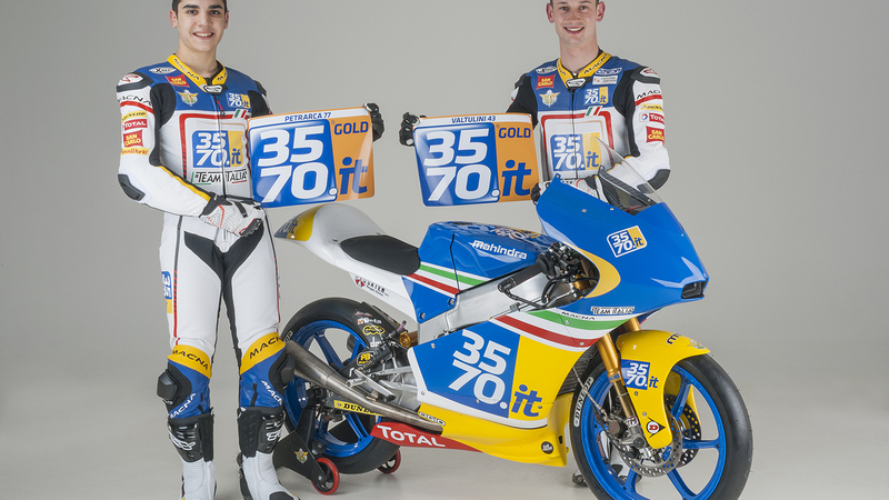 Presentato oggi il 3570 Team Italia Moto3