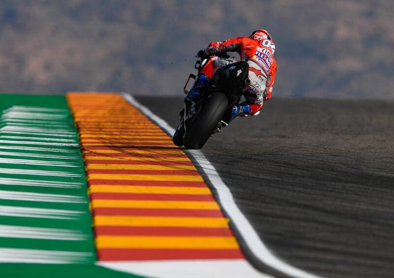 MotoGP. Dovizioso in testa nelle FP1 di Aragon