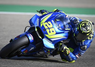 MotoGP 2018. Iannone è il più veloce nel warm-up di Aragón