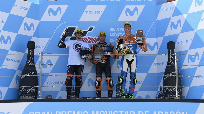 Binder e Mart&iacute;n vincono in Moto2 e Moto3