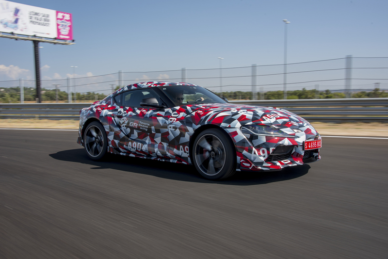 Il muletto della nuova Toyota Supra