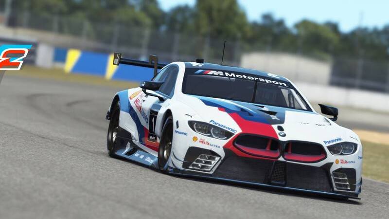 rFactor 2, la prova della BMW M8 GTE [Video]