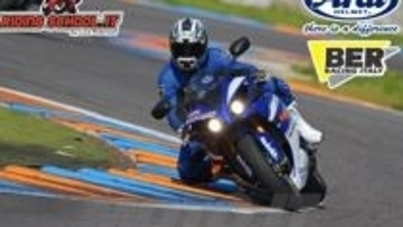 BER &amp; Arai in pista con Riding School di Luca Pedersoli