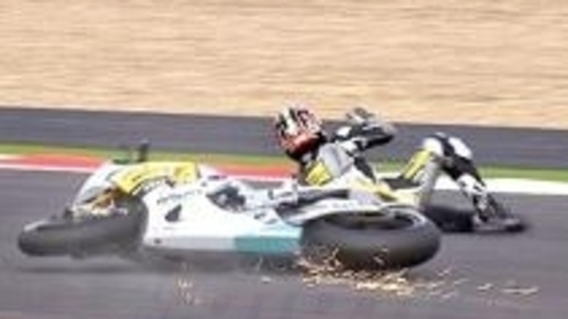 Frattura della vertebra per Aoyama nel GP di Silverstone