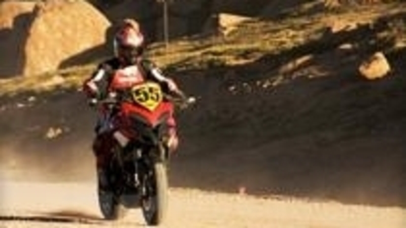 La Ducati Multistrada conquista la vetta della Pikes Peak